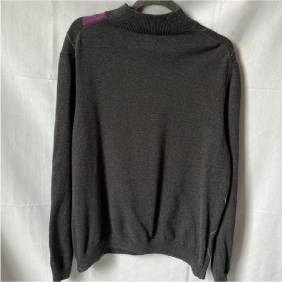 Walter Hagen Argyle 1/4 Zip Sweater - Picture 6 of 11